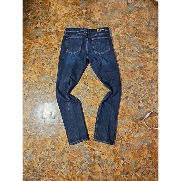 Kut From The Kloth Katy Boyfriend Dark Wash Distressed Jeans Size 4 ( J56) - Picture 7 of 8